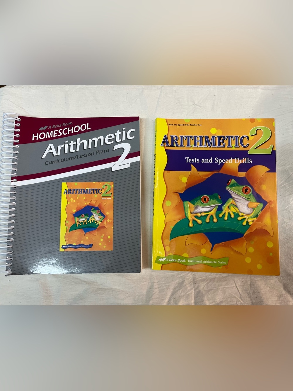 Abeka Arithmetic 2 Homeschool Curriculum Lesson Plans & Speed Drill Teacher Key